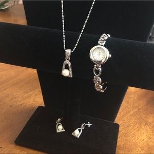 Necklace and watch set